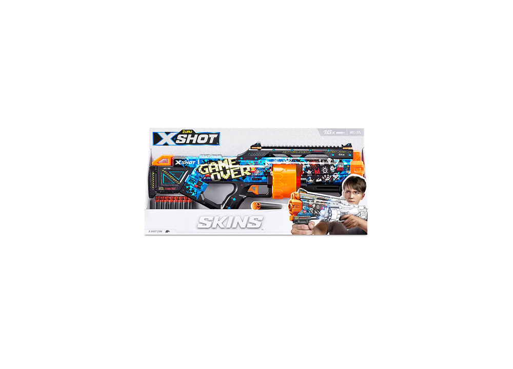 Zuru X-Shot Skins Last Stand Dart Blaster - Game Over Edition