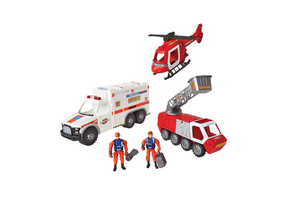 True Heroes Fire-Rescue Playset with Lights and Sounds - Toys R Us Exclusive