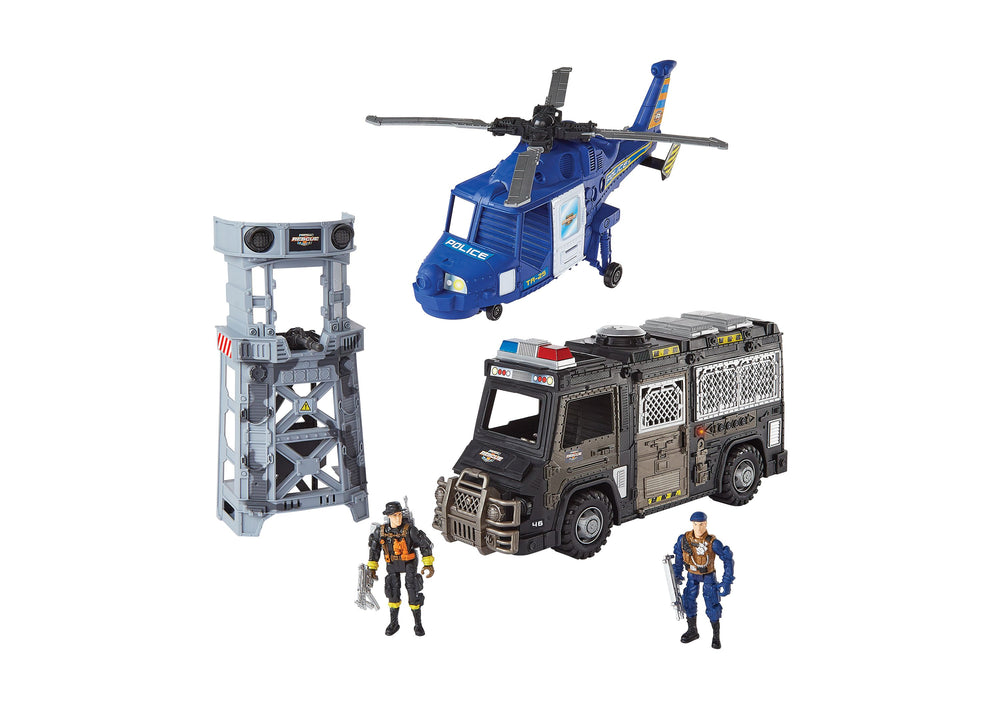 True Heroes SWAT Police Playset with Helicopter and Truck - Toys R Us Exclusive