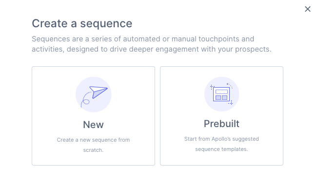 create a sequence