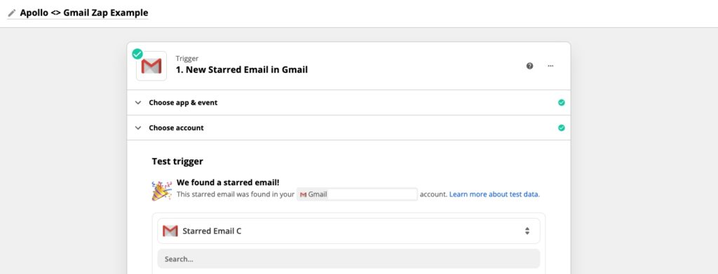 gmail zap example