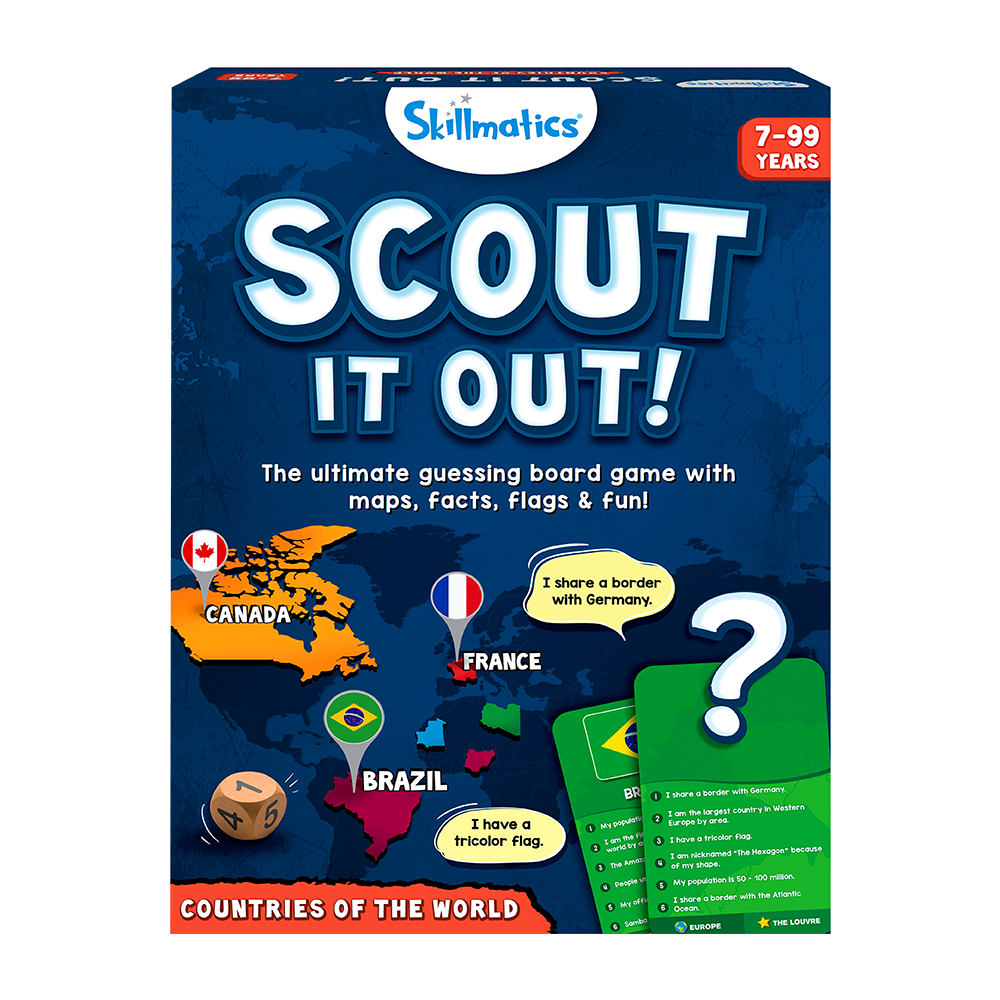 Scout It Out Countries Educational Board Game